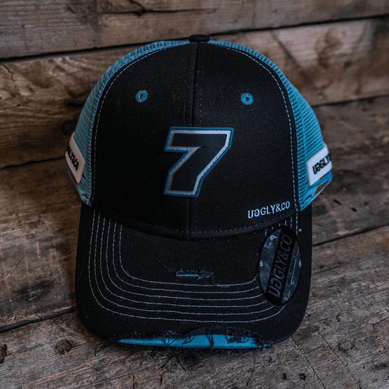 Official Davey Todd Merchandise Trucker Hat - Black & Blue