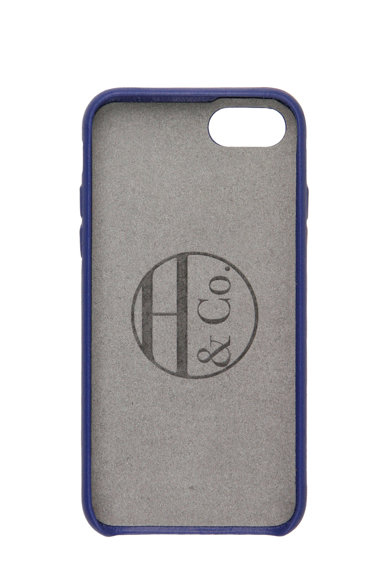 iPhone 7/8 Case, Denim Leather