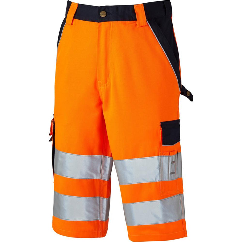 Dickies Industry Hi Vis Work Shorts SA30065 Orange 34" Waist