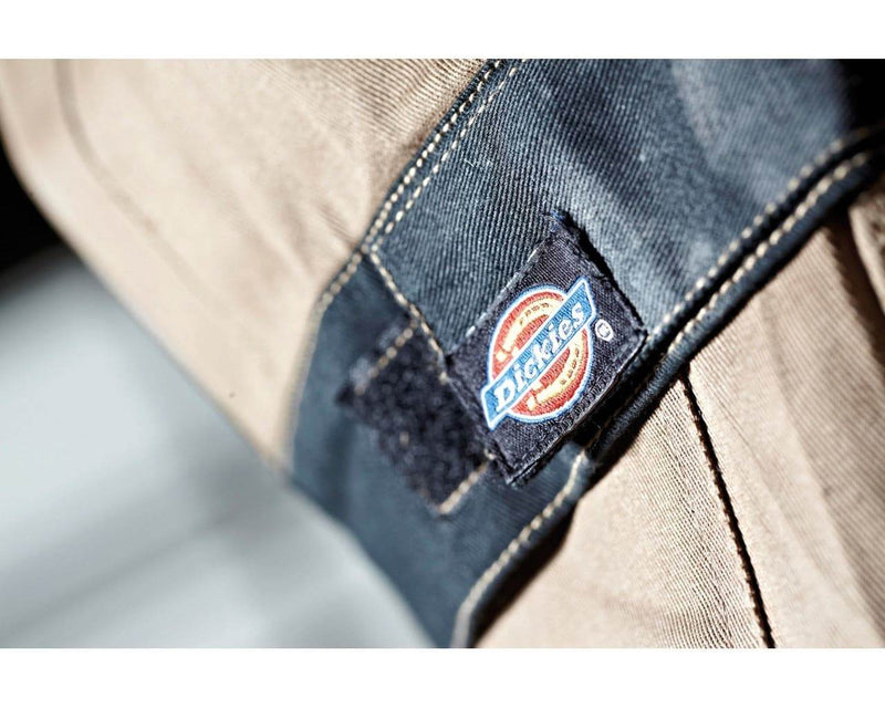 Dickies WD4930 Grafter Duo Tone Cordura Knee Pad Work Trousers Khaki