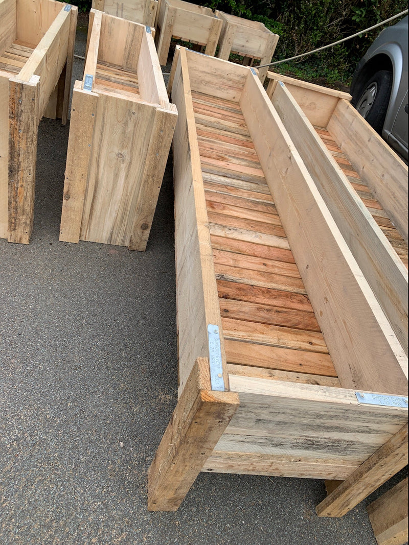 Scaffold Wooden Veg & Flower Planters