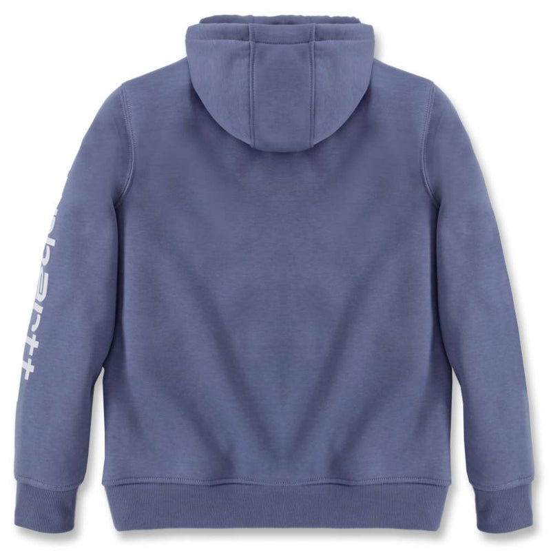Carhartt 102791 Womens Clarksburg Relaxed Fit Midweight Logo Sleeve Sweatshirt