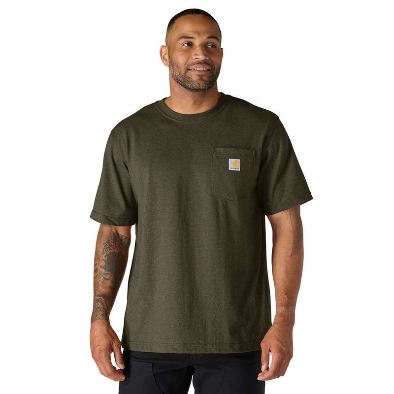 Carhartt 103296 Relaxed Fit Heavyweight Short Sleeve K87 Pocket T-Shirt