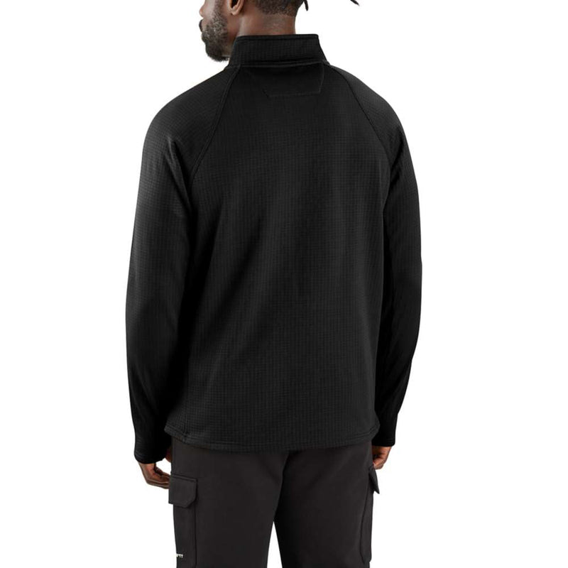 Carhartt 106423 Force Relaxed Fit Mock Neck Half-Zip T-Shirt