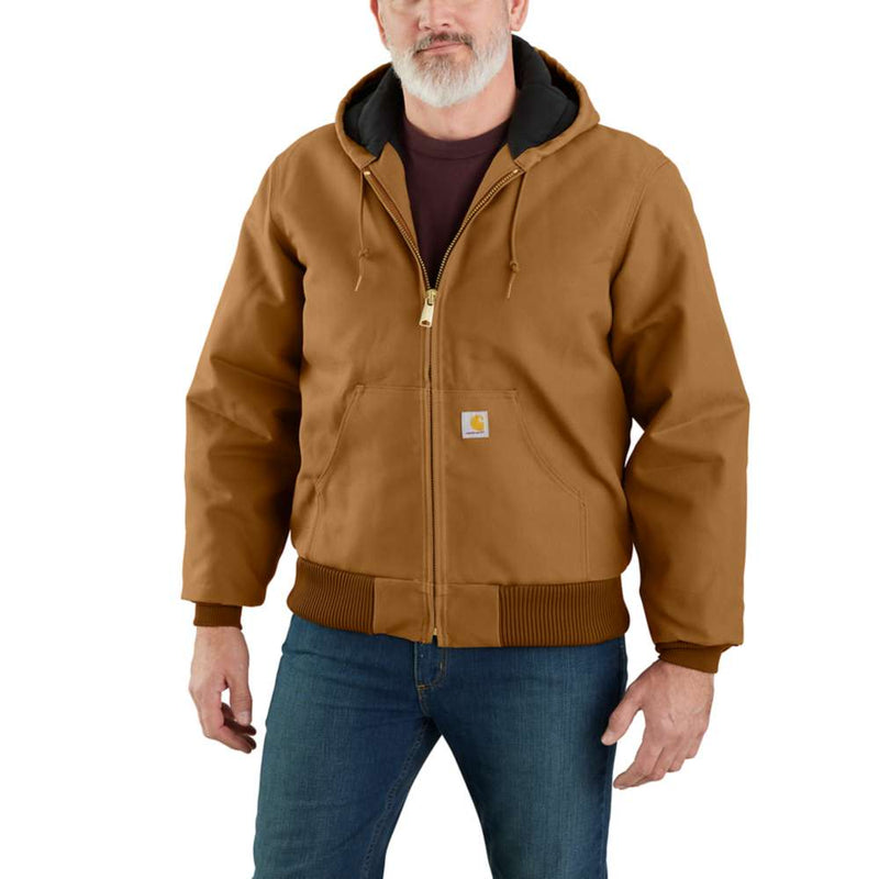 Carhartt 106673 J140 Loose Fit Firm Duck Insulated Flannel-Lined Active Jac