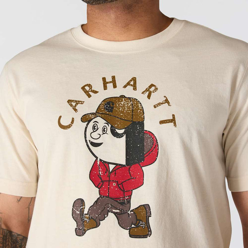 Carhartt 107051 Relaxed Fit Lightweight Short-Sleeve Active Jac Graphic T-Shirt