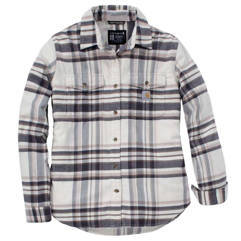 Carartt 107135 Women's TENCEL Fiber Series Relaxed Fit Long-Sleeve Flannel Shirt