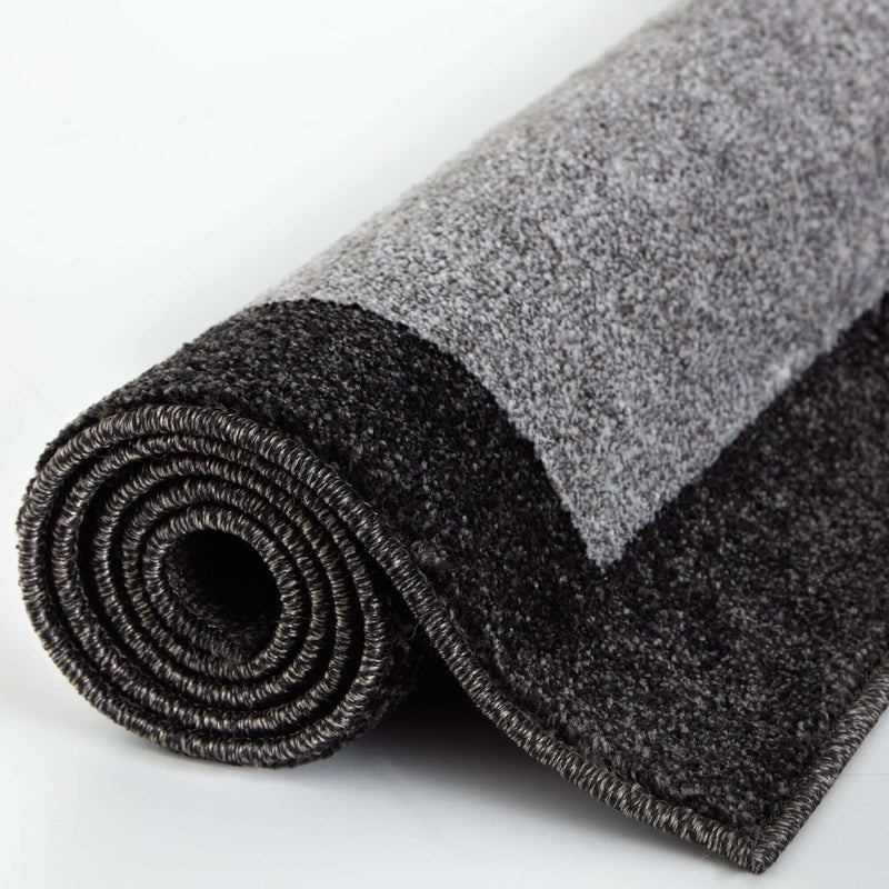 Ephesus Grey Black Rug | 7439GB