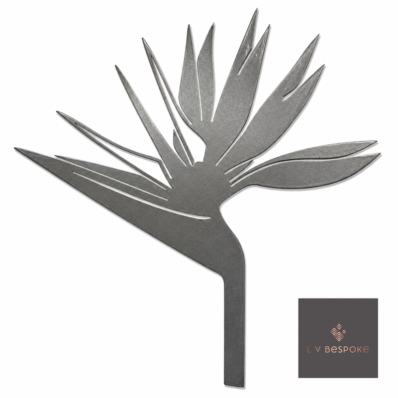 Mixed Floral Metal Garden Stakes, Short.