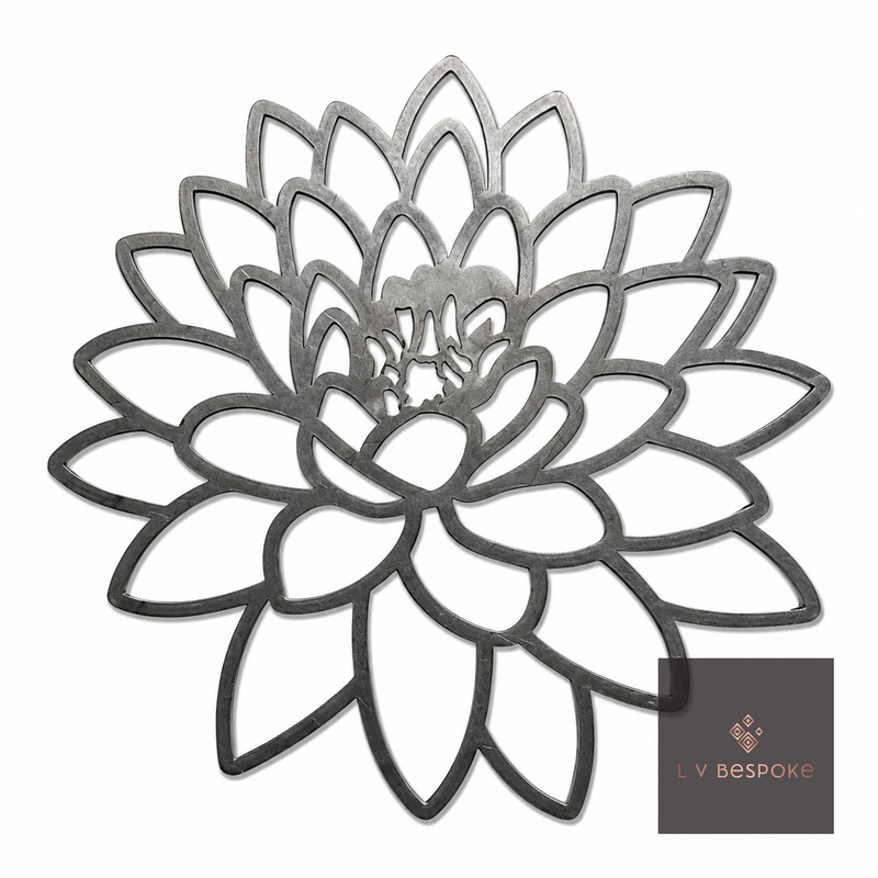 Mixed Floral Metal Garden Stakes, Short.