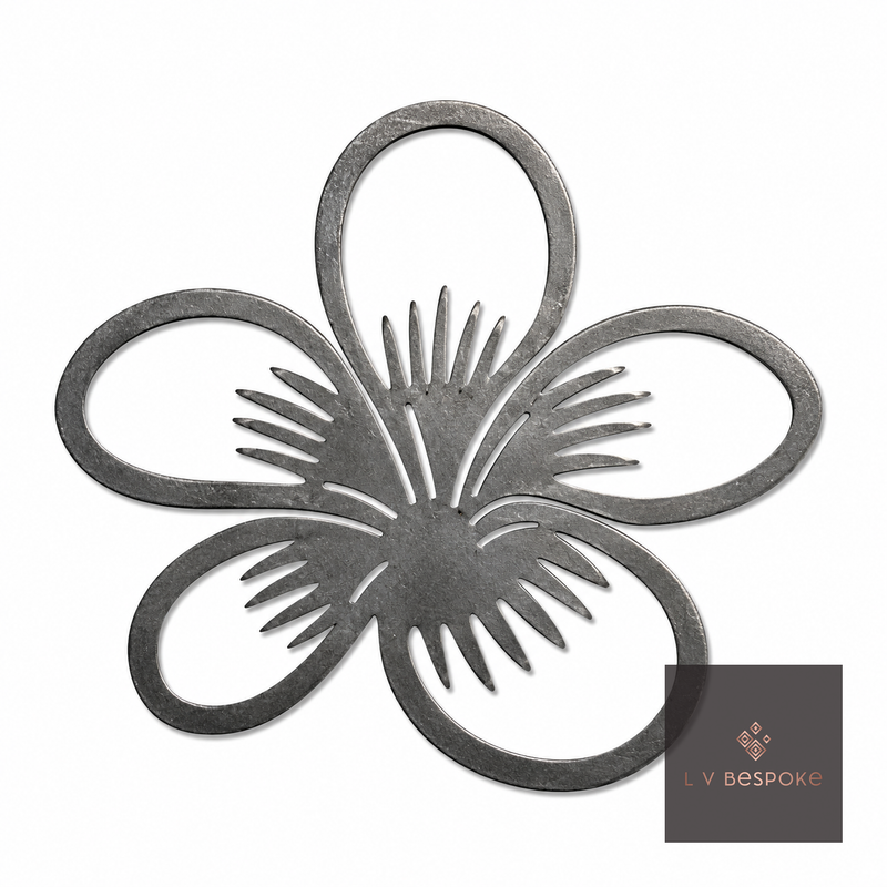 Mixed Floral Metal Garden Stakes, Short.