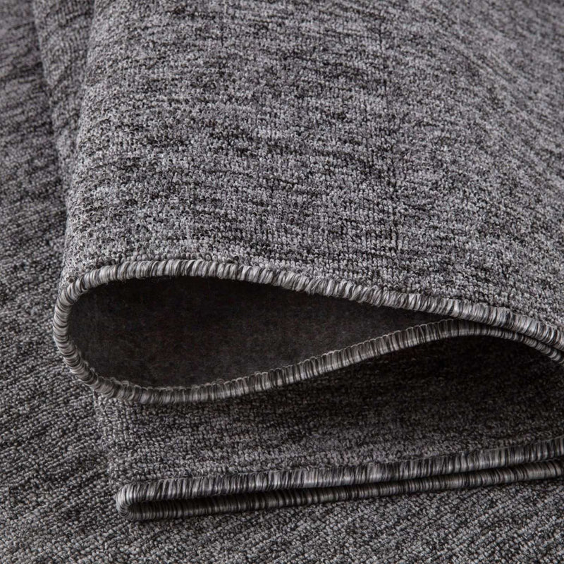 Flex Grey Low Pile Solid Rug