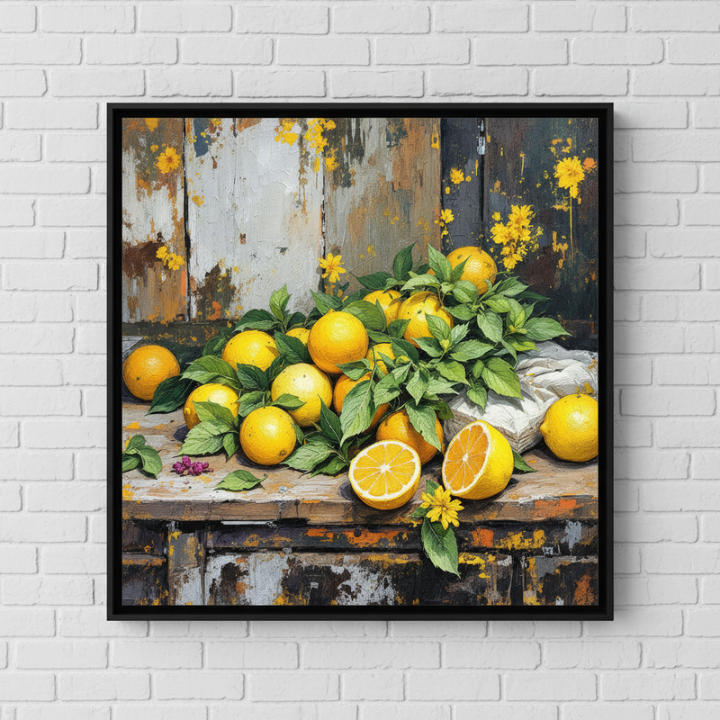 Freshly Picked Lemons Fine Art Print