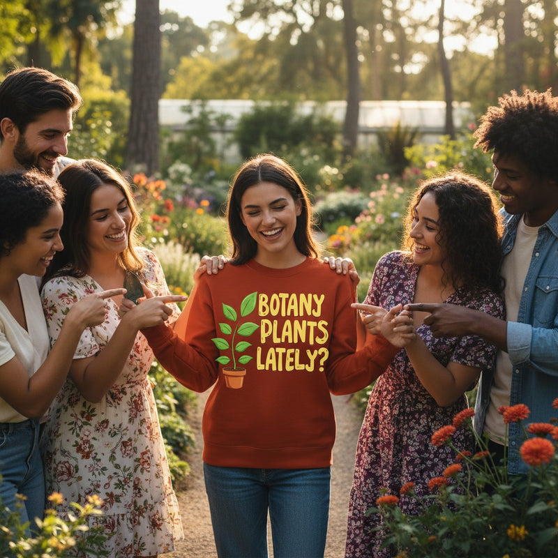 Botany Plants Recently Sweatshirt