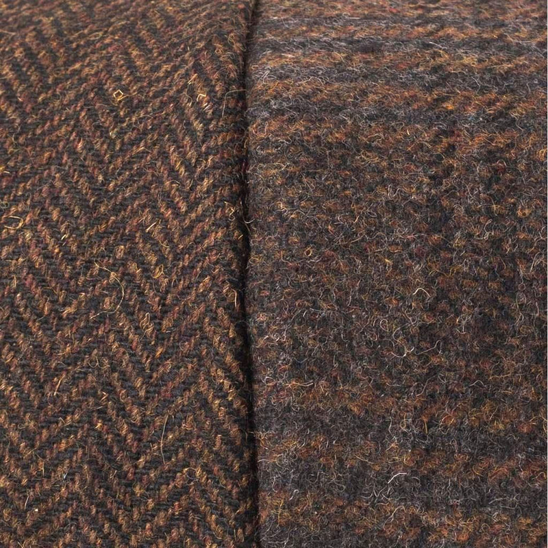 Tweed Patchwork Newsboy Cap