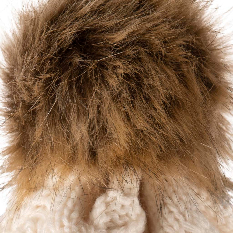 Aran Diamond Cable Ireland Pom Pom Hat