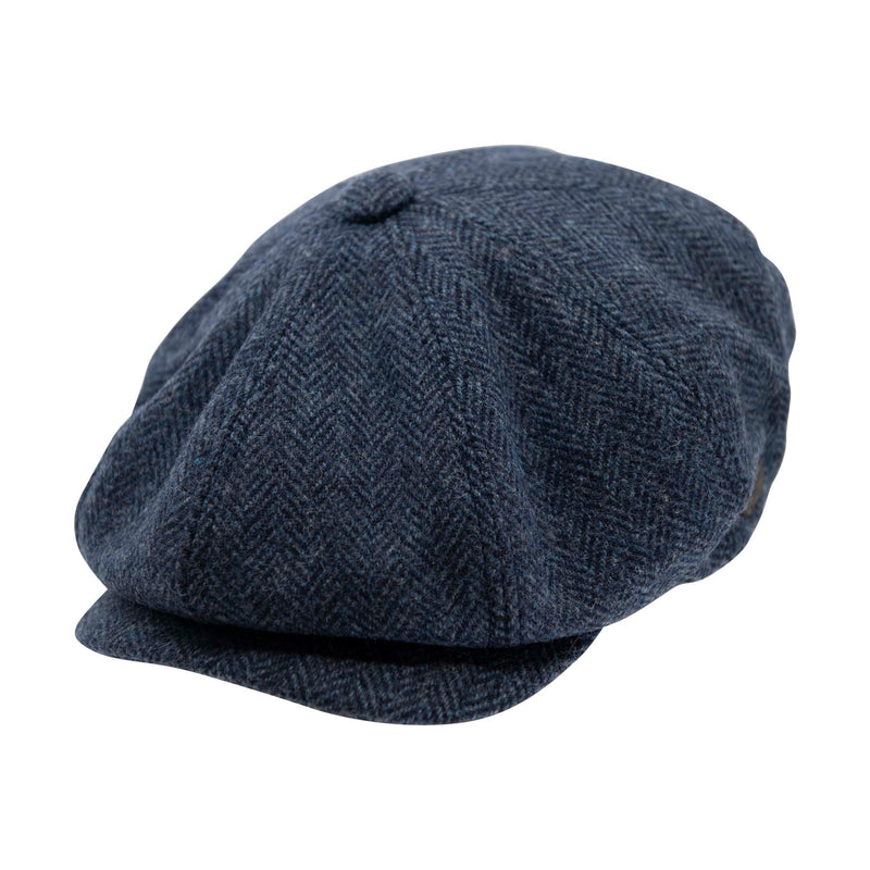 Carlyle Heath Jumbo Herringbone Newsboy Cap