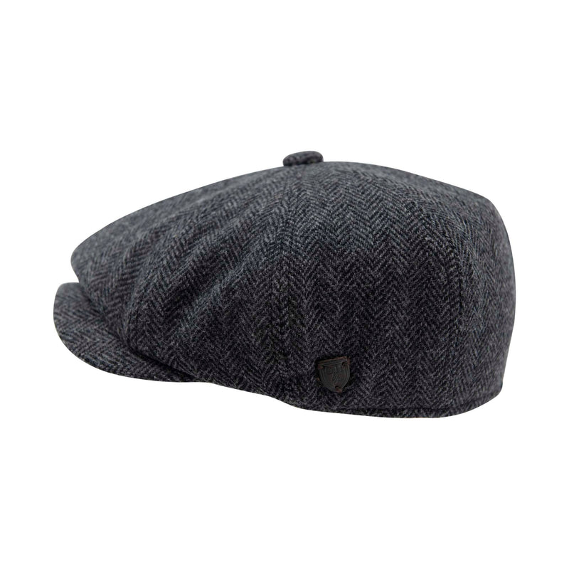 Carlyle Heath Jumbo Herringbone Newsboy Cap