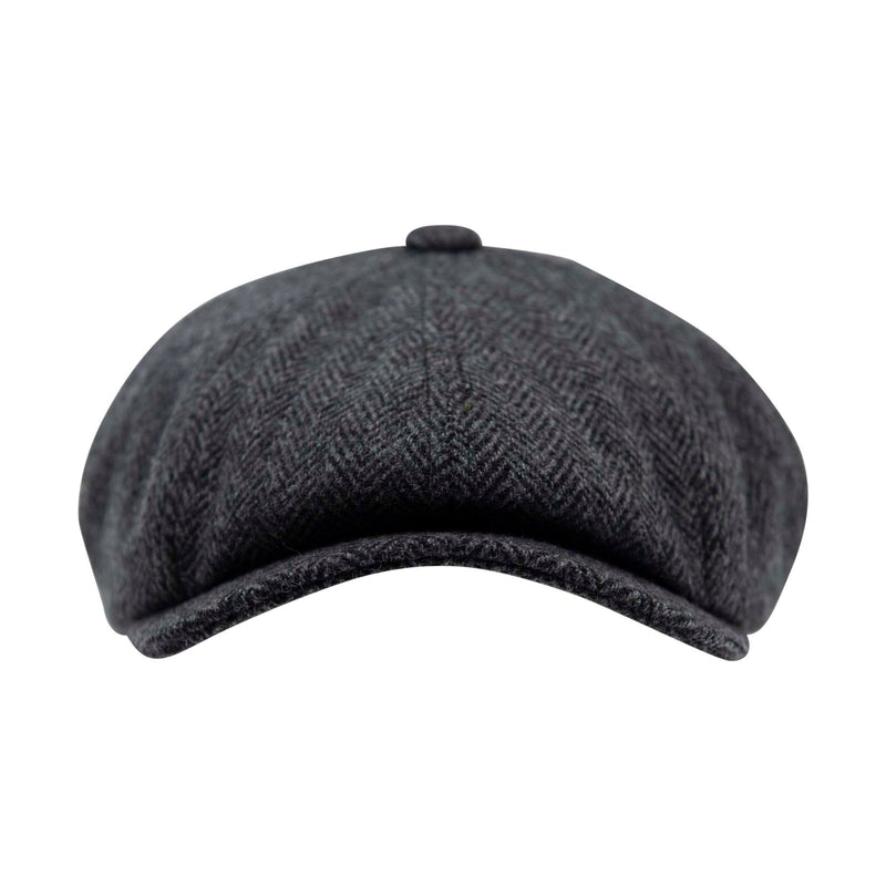 Carlyle Heath Jumbo Herringbone Newsboy Cap