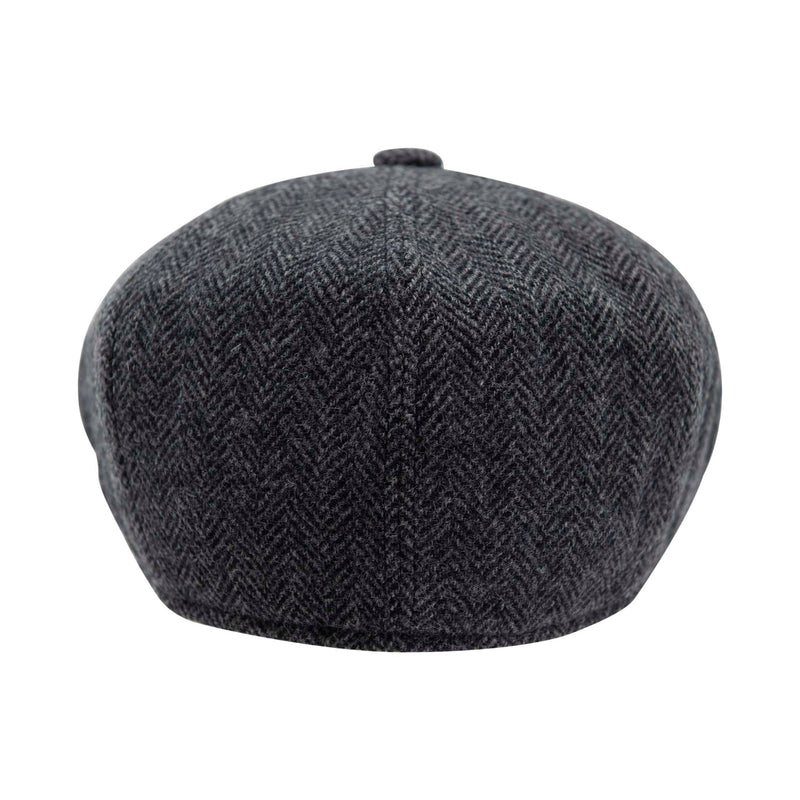 Carlyle Heath Jumbo Herringbone Newsboy Cap