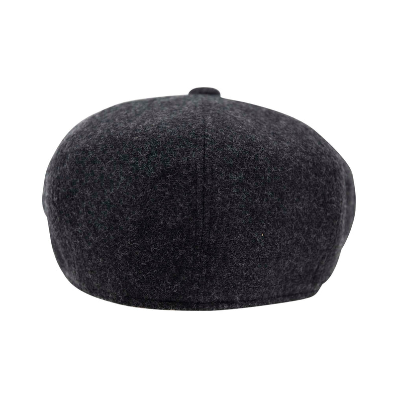 Carlyle Heath Plain Wool Mix Newsboy Cap