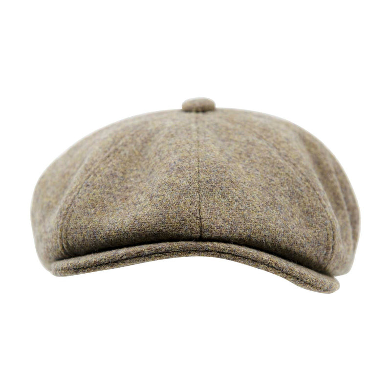 Carlyle Heath Plain Wool Mix Newsboy Cap