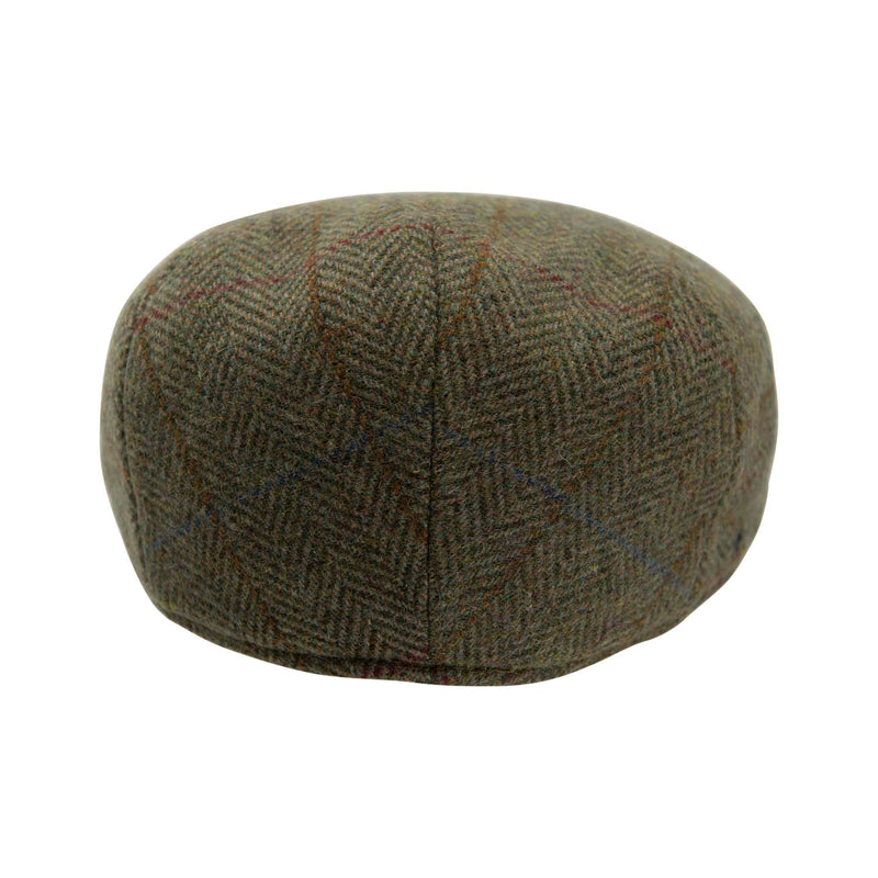 Carlyle Heath Wool Box Check Flat Cap