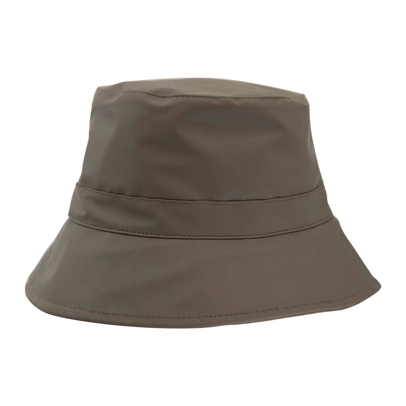 Women's PU Coated Bucket Hat