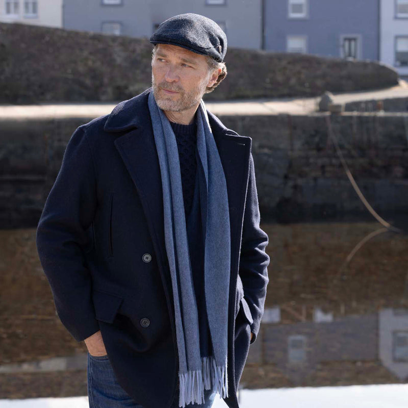 Carlyle Heath Wool Box Check Flat Cap
