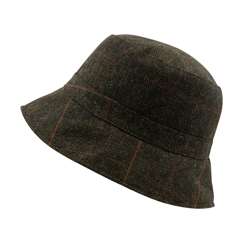 Women's Reversible Tweed Bucket Hat