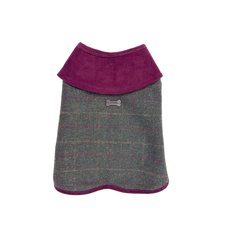 Heritage Hounds Tweed Dog Coat