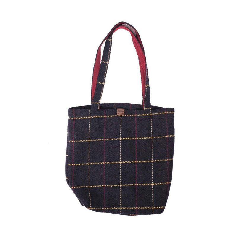 Check Tweed Shopper Bag