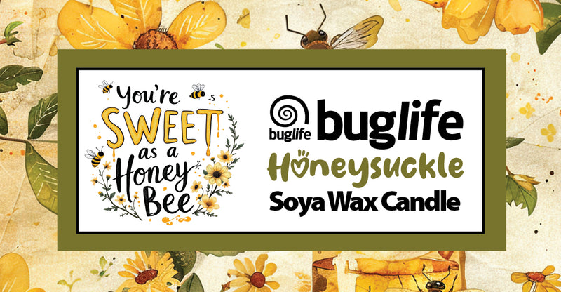Buglife Honeysuckle Soya Wax candle