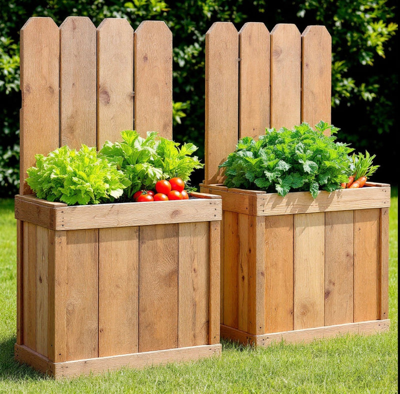 Reclaimed Planters For Veg or Climbing Plants