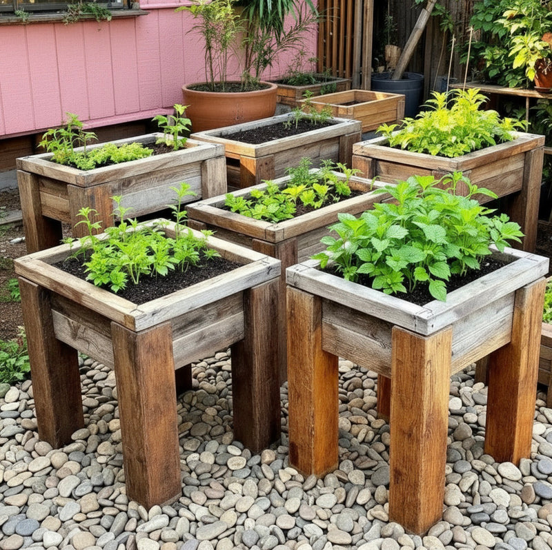 Reclaimed Herb Boxes