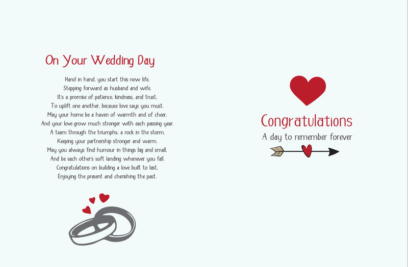Congratulations on your wedding day Afro-Caribbean Couple 8x6” Greeting Card