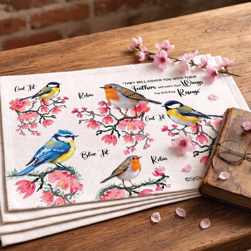 Wings of Refuge Linen Table/Place Mats by Sammy Holman