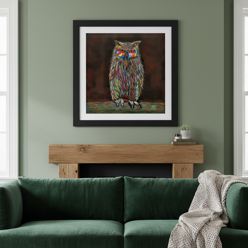 Hooter The Owl Fine Art Print