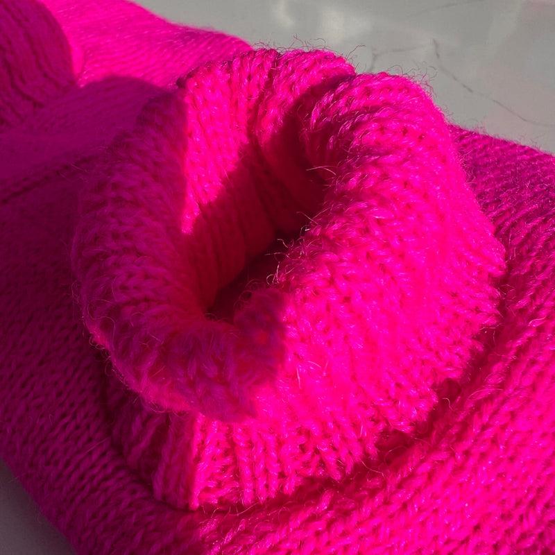 Fandango Pink British Wool Dog Jumper