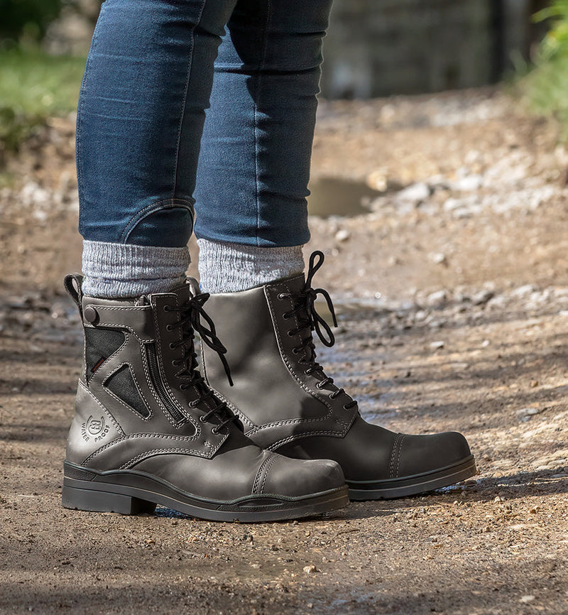 Kentucky Storm Waterproof Ankle Boots - Grey