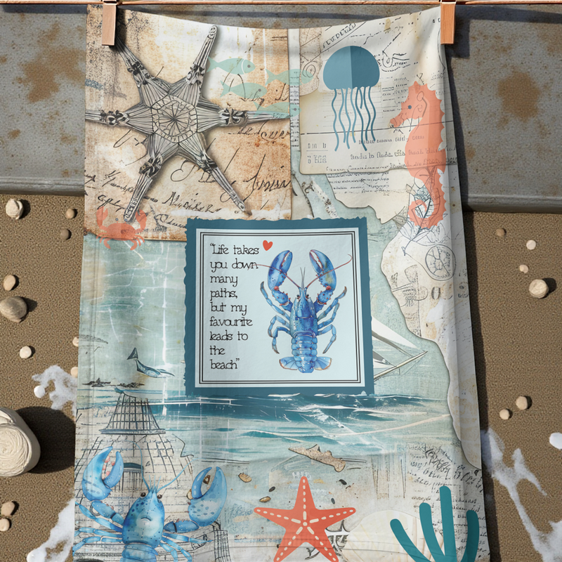 Life Takes You Down Many Paths Tea/HandTowel