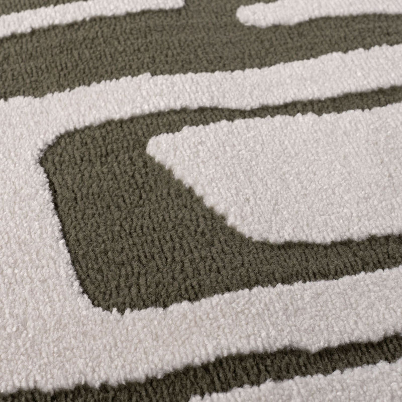 Loft Abstract Green Rug