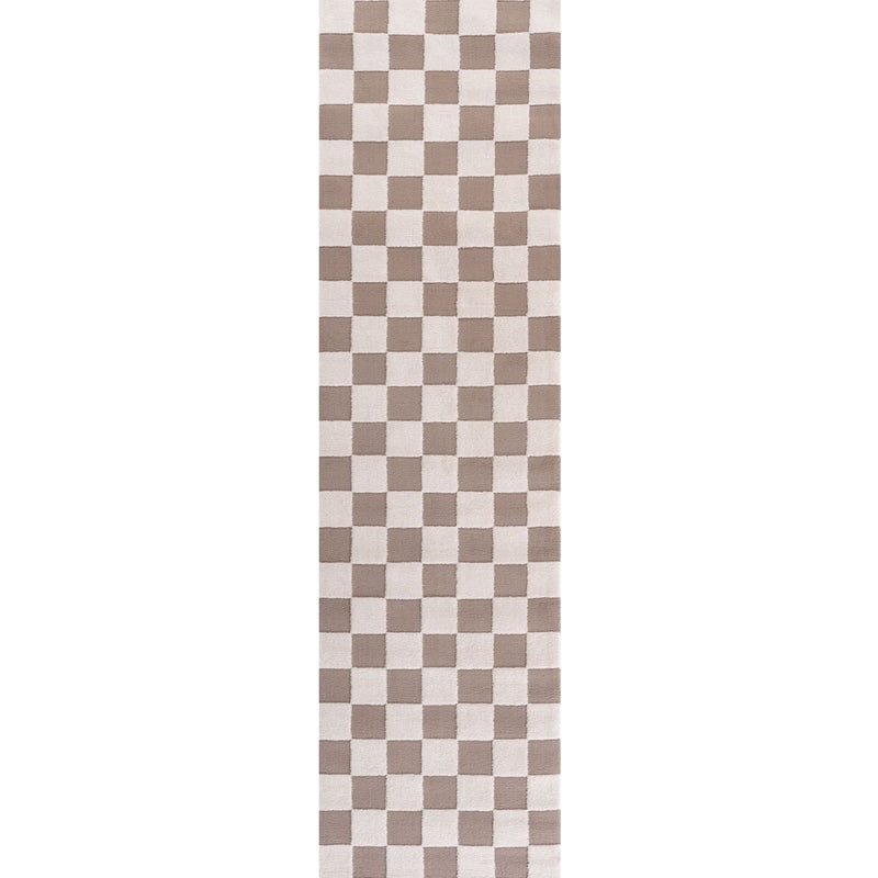 Loft Checkerboard Beige Rug
