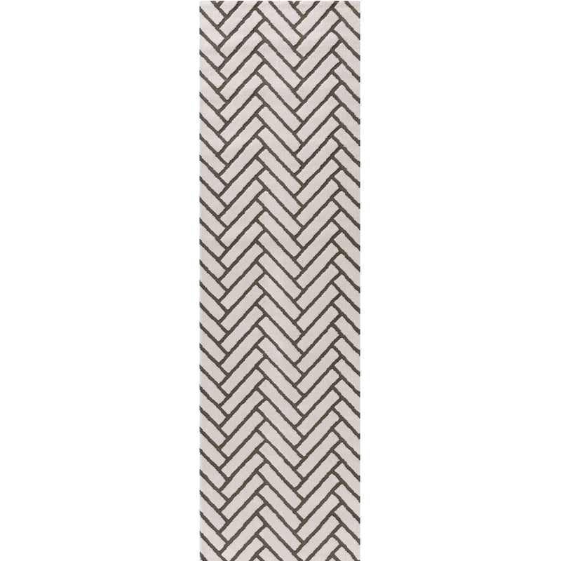 Loft Chevron Green Rug