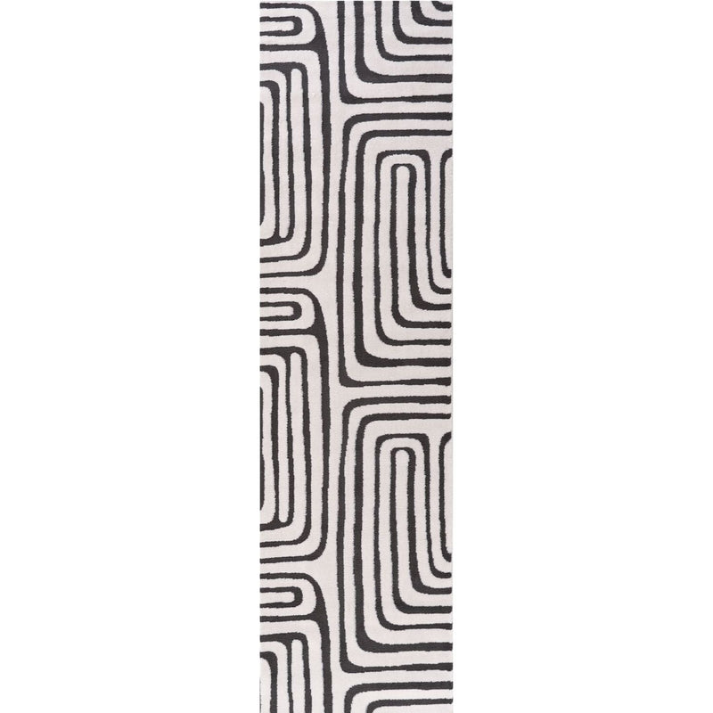 Loft Geometric Dark Grey Rug