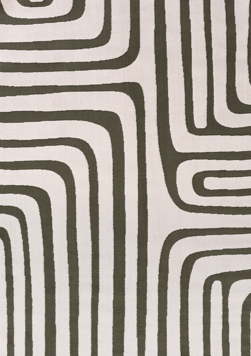 Loft Geometric Green Rug