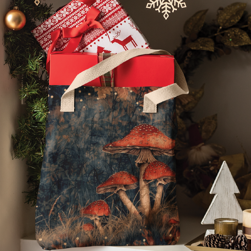 Magical Mushrooms Cotton Shopping Bag