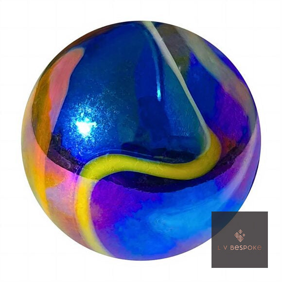 Colourful marbles Cluster of 5 - add a pop of colour to your garden!