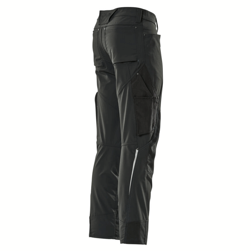 Mascot Advanced 17179 Ultimate Stretch Kneepad Work Trousers Black 31" Waist, 35" Leg