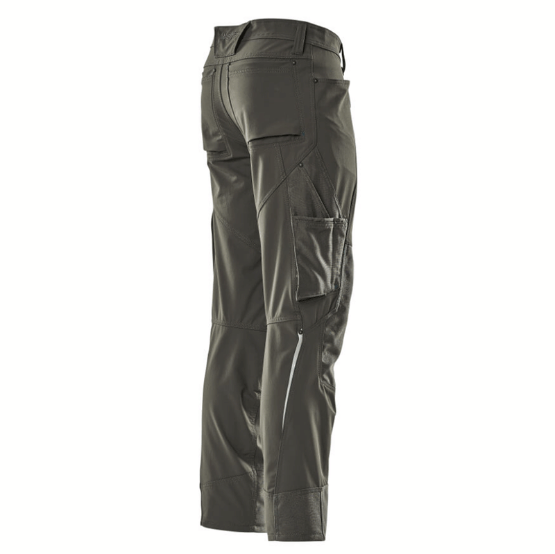 Mascot Advanced 17179 Ultimate Stretch Kneepad Work Trousers Dark Anthracite, 27" Waist 30" Leg